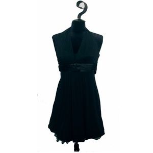 Speechless Black Halter Neck Dress ~ Size S